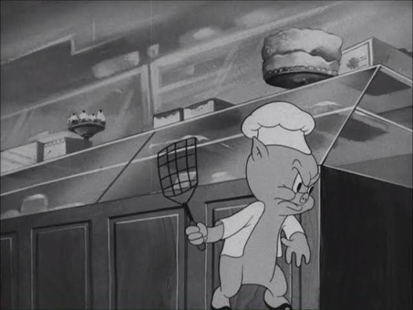 LOONEY TUNES: Porky’s Pastry Pirates&nbsp;(1942)